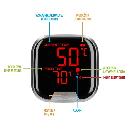 Кухненски термометър с Bluetooth, 2 сонди - 7