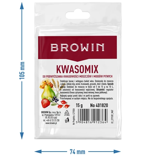 Kwasomix - регулатор на киселинността - 4