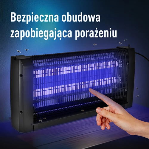 Лампа против насекоми UVA 20 W, черна - 7