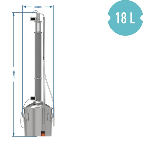 Модулен дестилатор Convex 18 л Baldur - 16