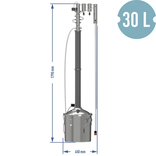 Модулен електрически дестилатор Convex 30 L - Perun - 19