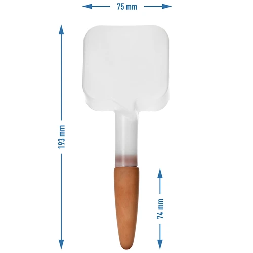 Напоител за растения - бяла табелка с керамичен накрайник, 200 ml - 5