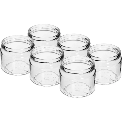 Нисък буркан 330ml - с цветна капачка Ø 82/6, 6 бр. - 3