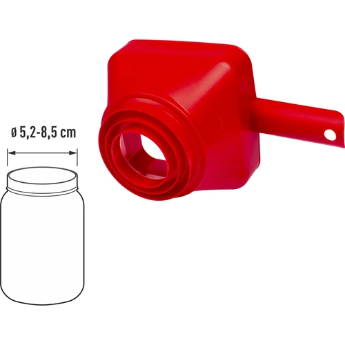 Пластмасова фуния Kwadratura Koła, фи 52-85 мм - 3