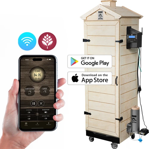 Пушилня dragON PLYWOOD NATURE – безрамкова, модулна, с Wi-Fi контролер, 320 л