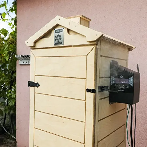 Пушилня dragON PLYWOOD NATURE – безрамкова, модулна, с Wi-Fi контролер, 320 л - 9