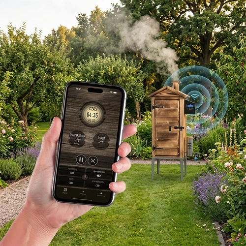 Пушилня с Wi‑Fi, 200 L – dragON WOOD 100IQ с електрически отоплителен модул и контролер, на дърва - 6