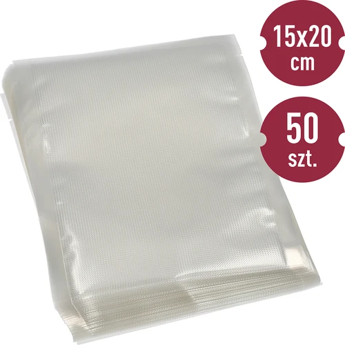 Релефни пликове за вакуумираща машина 15x20 см, 50 бр.