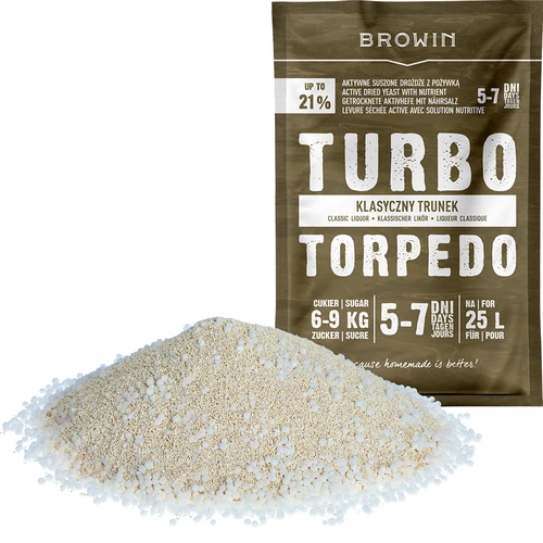 Спиртови дрожди Turbo Torpedo 5-7 дни 21% 100 г - 3
