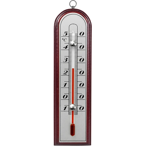 Стаен термометър със сребриста скала (-10°C до +50°C) 16 см микс - 2