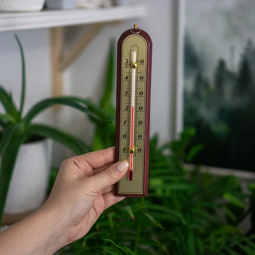 Стаен термометър със златна скала (-10°C до +50°C) 22 см, микс - 3