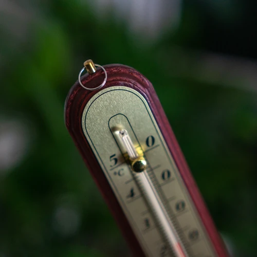 Стаен термометър със златна скала (-10°C до +50°C) 22 см, микс - 4