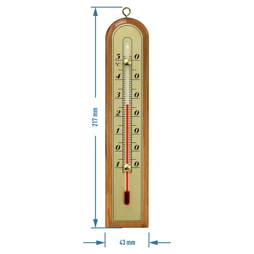 Стаен термометър със златна скала (-10°C до +50°C) 22 см, микс - 2
