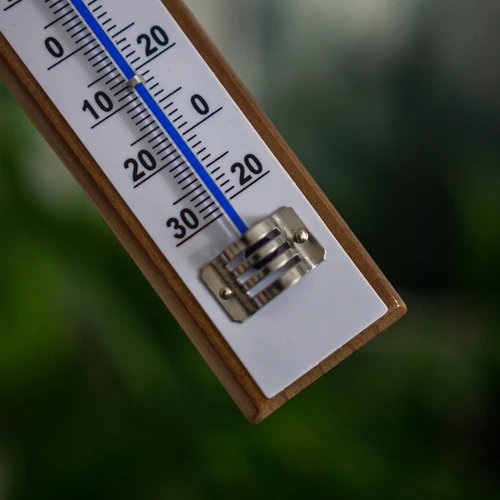 Стайен термометър с бяла скала (-30°C до +50°C) 20 см - 4