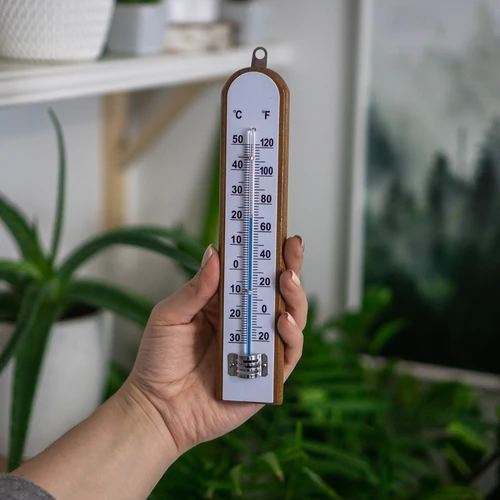 Стайен термометър с бяла скала (-30°C до +50°C) 20 см - 3