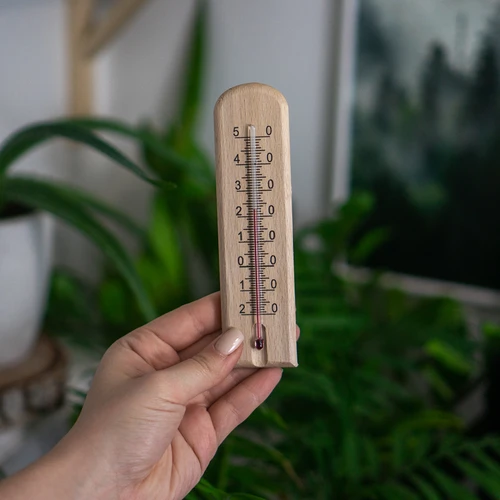 Стайен термометър с шарка (от -20°C до +50°C) 15 см - 4