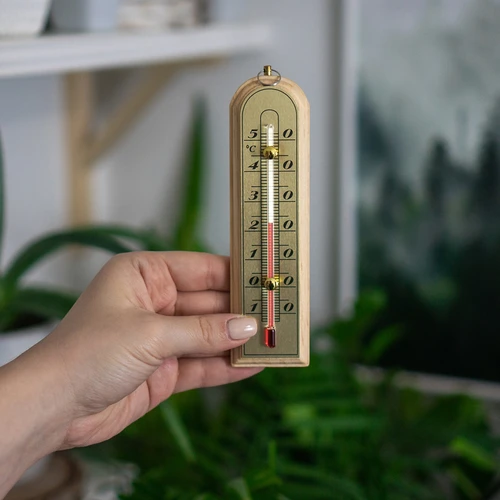 Стайен термометър със златна скала (-10°C до +50°C) 16 см - 3
