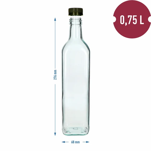 Бутилка Marasca 750 мл с винтова капачка, 1 бр. - 4
