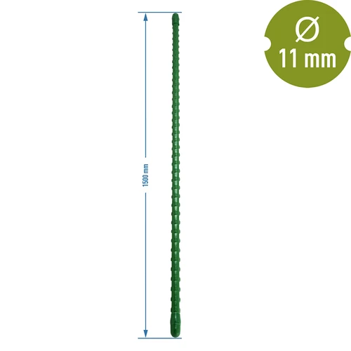 Стоманен кол с PE покритие 1,5 m x 11 mm - 2