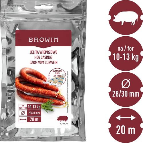 Свински черва на ленти 28/30, 20 м - 4