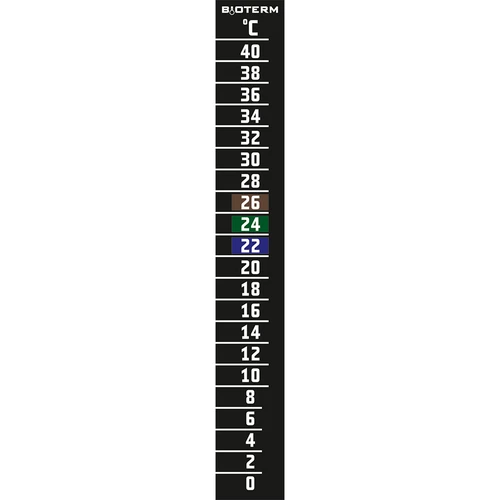 Течнокристален термометър (0°C до +40°C) 15 см