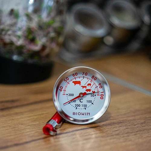 Термометър с двойна скала (30°C до 100°C) / (50°C до 300°C) 13,0см - 4