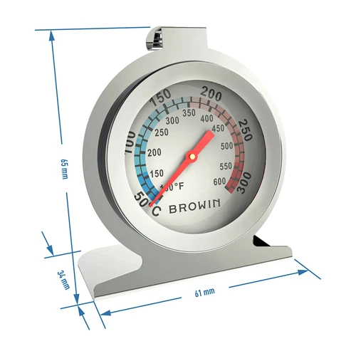 Термометър за фурна (50°C до +300°C) Ø6,1cm - 3