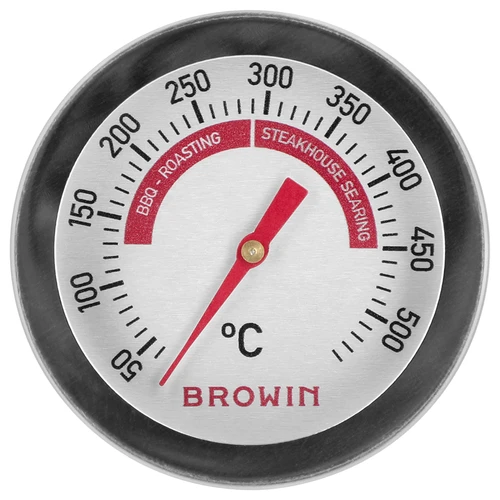 Термометър за грил и BBQ, от 50 до +500°C, биметален, 5,3 cm - 2