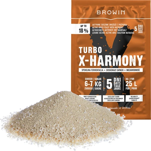 Турбо дрожди X-Harmony 18%, 25 L, 138 g - 3