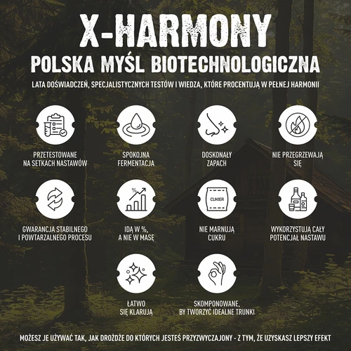 Турбо дрожди X-Harmony 18%, 25 L, 138 g - 8