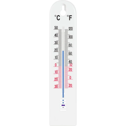 Универсален бял термометър (-30°C до +50°C) 20 см