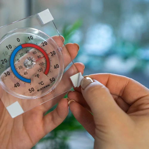 Универсален прозрачен самозалепващ термометър (-50°C до +50°C) - 6
