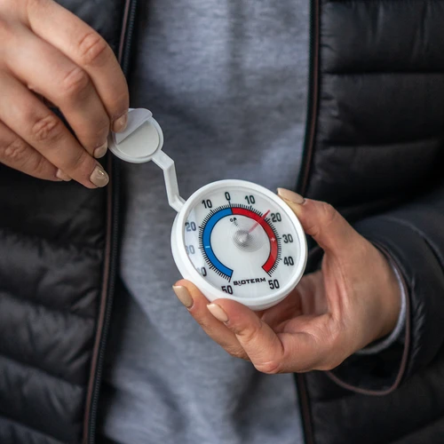 Универсален, самозалепващ термометър (-50°C до +50°C) Ø 7,2 cm - 4