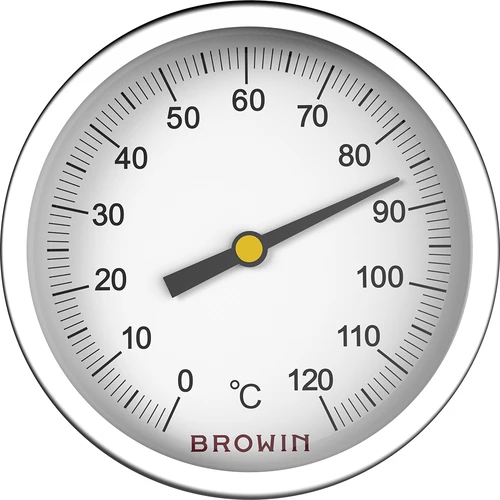 Универсален термометър (0°C до +120°C) 5 см - 2