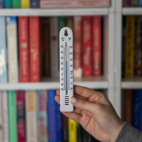 Универсален термометър (-30 до +50°C), 17 см, бял - 3