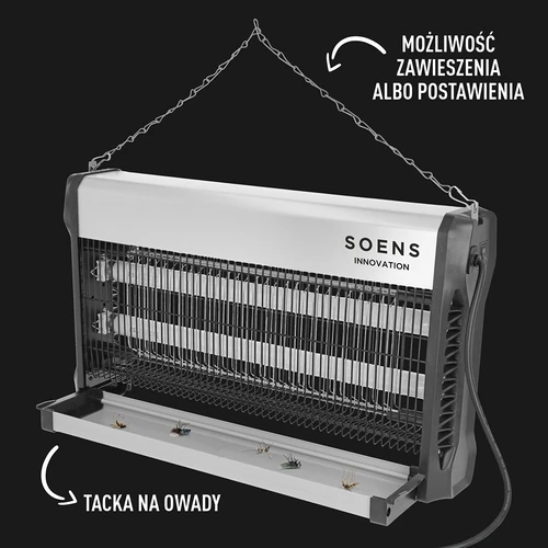 UVA лампа против насекоми 40 W, сребриста - 5