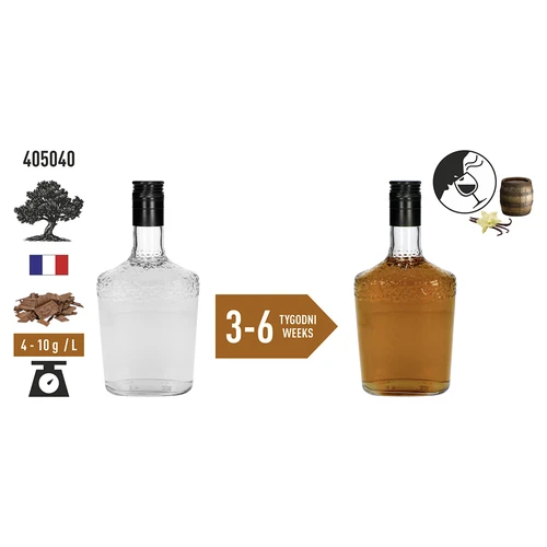 Ванилови дъбови чипсове, силно препечени, 20 g - 6