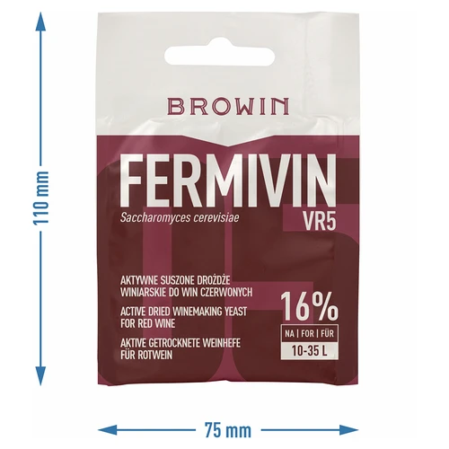 Винени дрожди Fermivin VR5, 7 g - 3