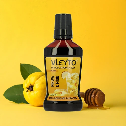 VLEYTO Дюля & Мед – вкусова есенция с натурални аромати, 250 мл - 4