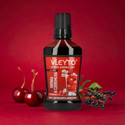 VLEYTO Вишна & Черемуха – вкусова есенция с натурални аромати, 250 мл - 4