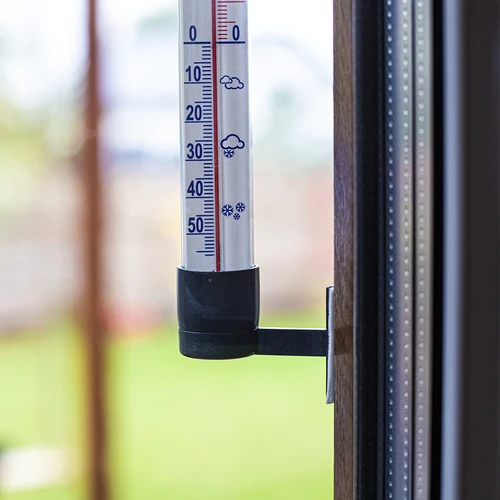 Външен антрацитен термометър (от -60°C до +50°C) 23 см - 3