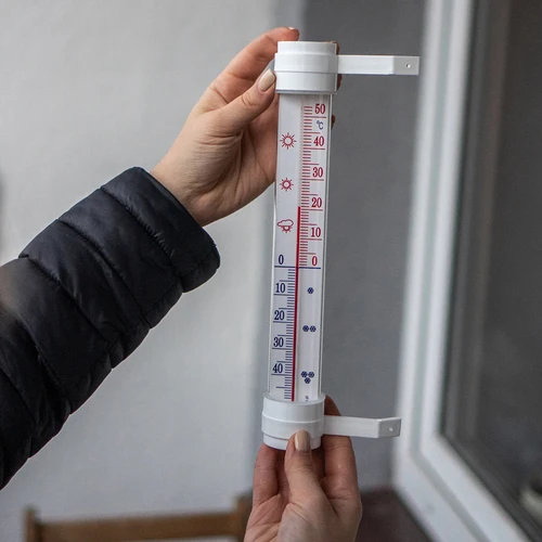 Външен термометър (-50°C до +50°C) 23 cm, микс, полско производство - 3