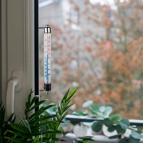 Външен термометър с метална рамка (-50°C до +50°C) 20 cm - 6