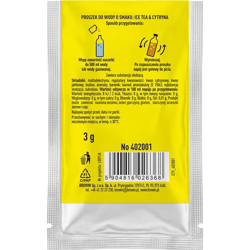 Vsypto Ice Tea Лимон - комплект 15x3 г - 6