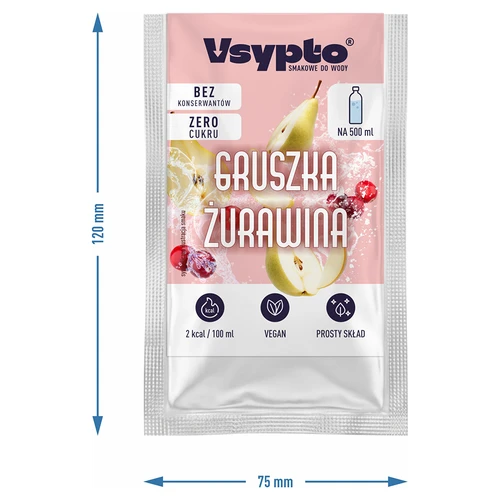 VSYPTO с вкус Круша и червена боровинка, 3 г - 4