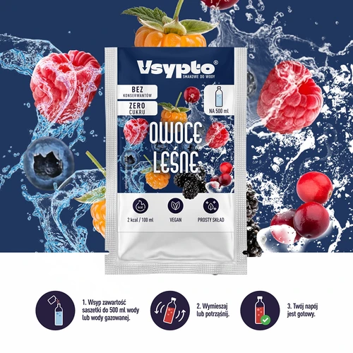VSYPTO с вкус на горски плодове, 3 g - 6