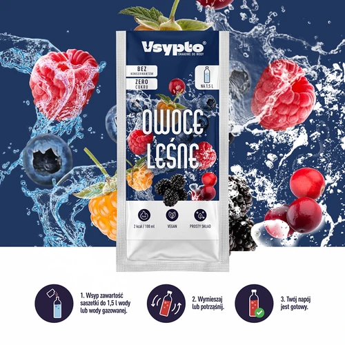 VSYPTO с вкус на горски плодове, 9 г - 6