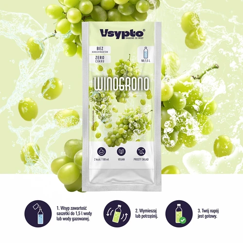 VSYPTO с вкус на грозде, 9 г - 6