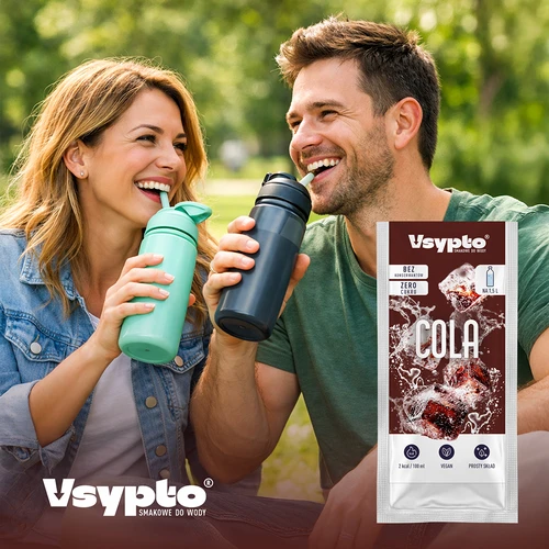 VSYPTO с вкус на кола - ароматизиран прах за вода, 9 g - 7