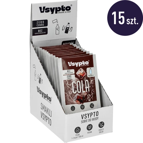 VSYPTO с вкус на кола – ароматизиращ прах за вода, 3 g - 10